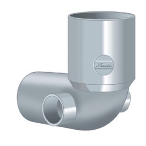 Sifone Per Lavatrice Dipra 57711, Uscita Verticale, Diametro 40 Mm, Colore Grigio