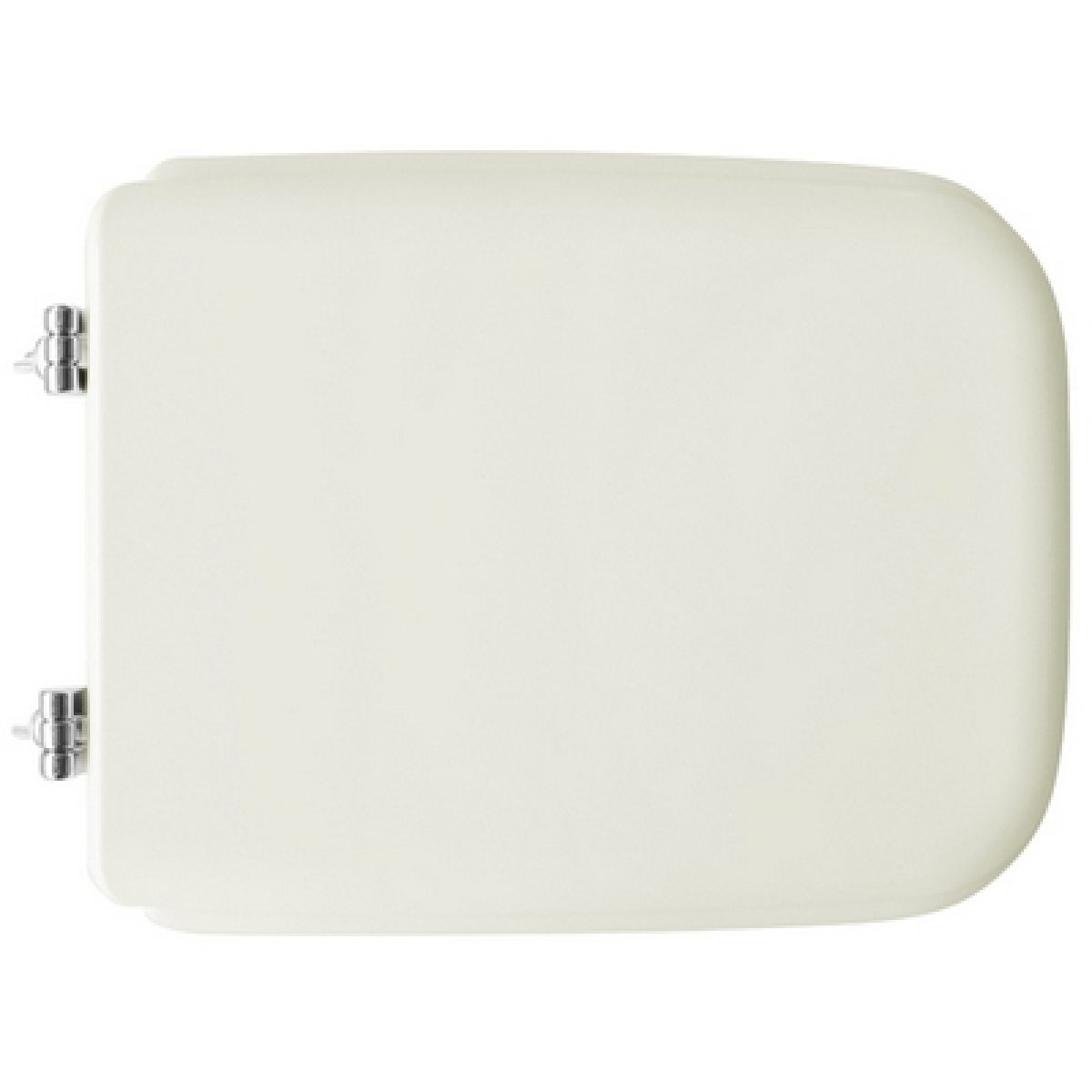 Sedile WC Per Ideal Standard Conca - Finitura Champagne, Legno Ingegnerizzato, Cerniere Cromate